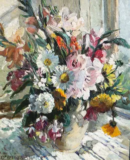 Dorothea Sharp - Medium : Oil on board, 24 x 20 inches