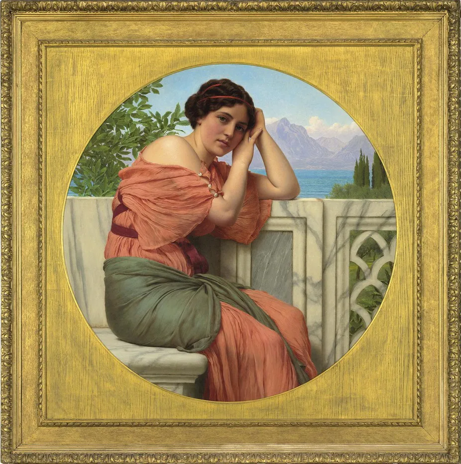 John William Godward - Corilla (framed)