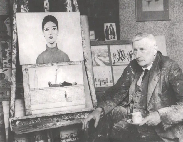 Lowry Family Group - Artist in studio