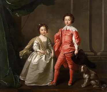Thomas Hudson - Portrait of John Tempest and Frances Tempest as children